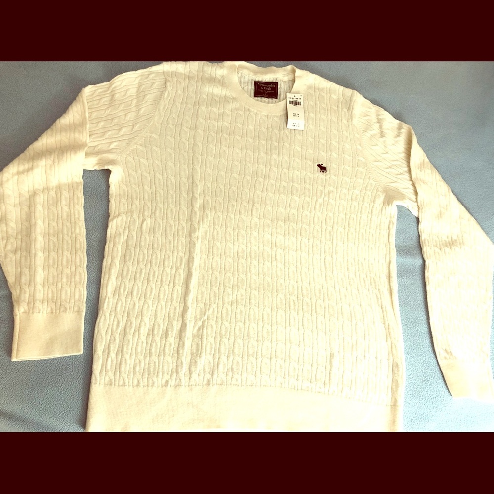 A&F cable knit sweater